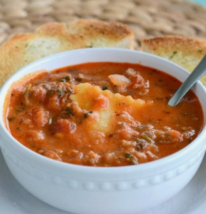 Ravioli Soup