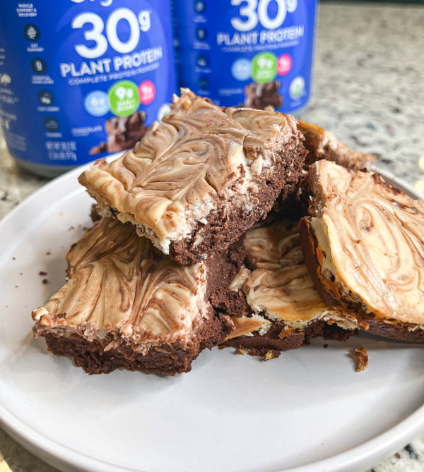 High Protein Cheesecake Brownies