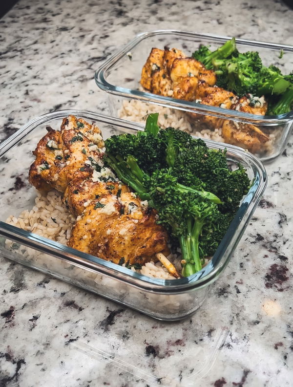 Garlic Parmesan Chicken Skewers