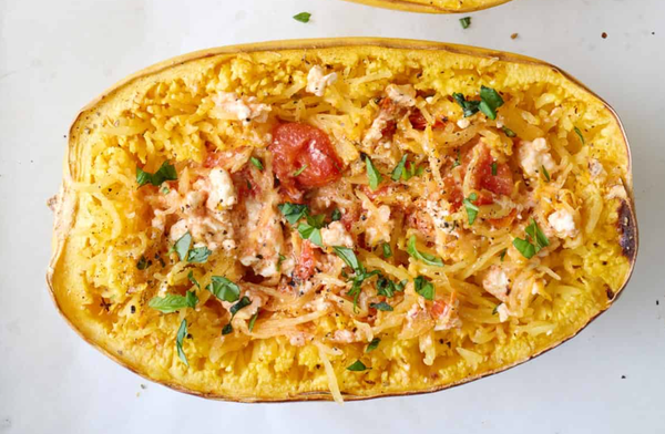 Feta Spaghetti Squash