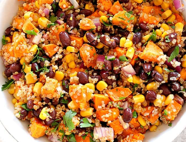 Sweet Potato and Black Bean Quinoa Salad