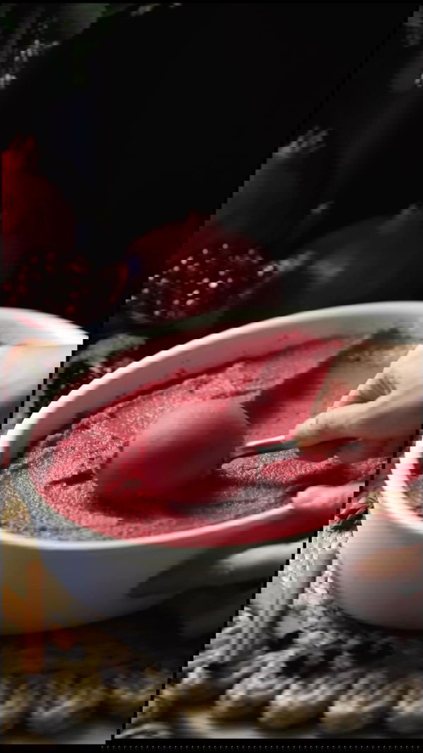Pomegranate Sorbet