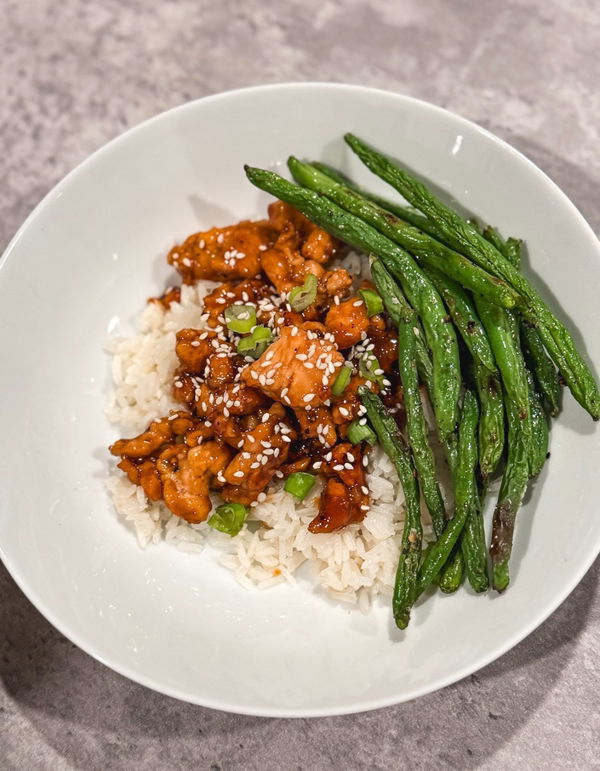 Sweet Soy Honey Chicken Bowl