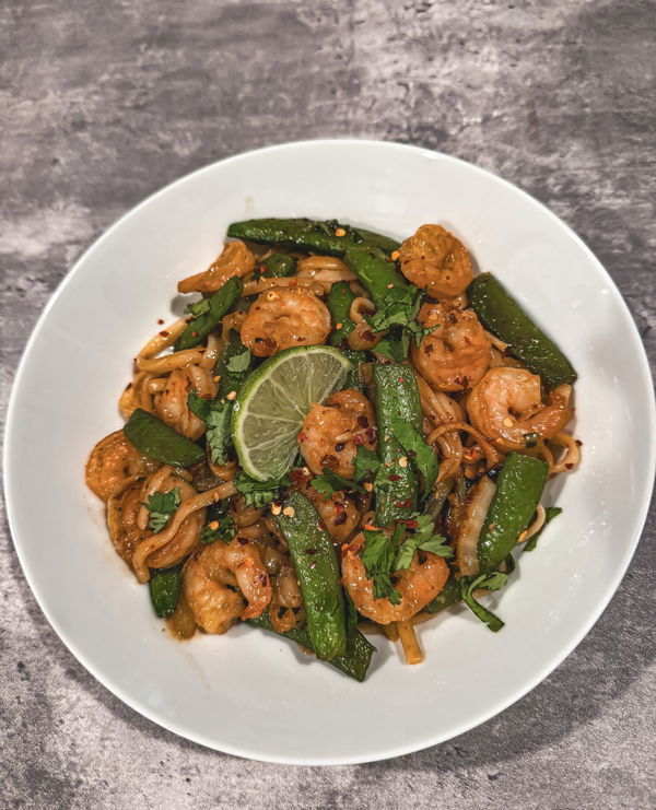 Sweet & Spicy Shrimp Lo Mein