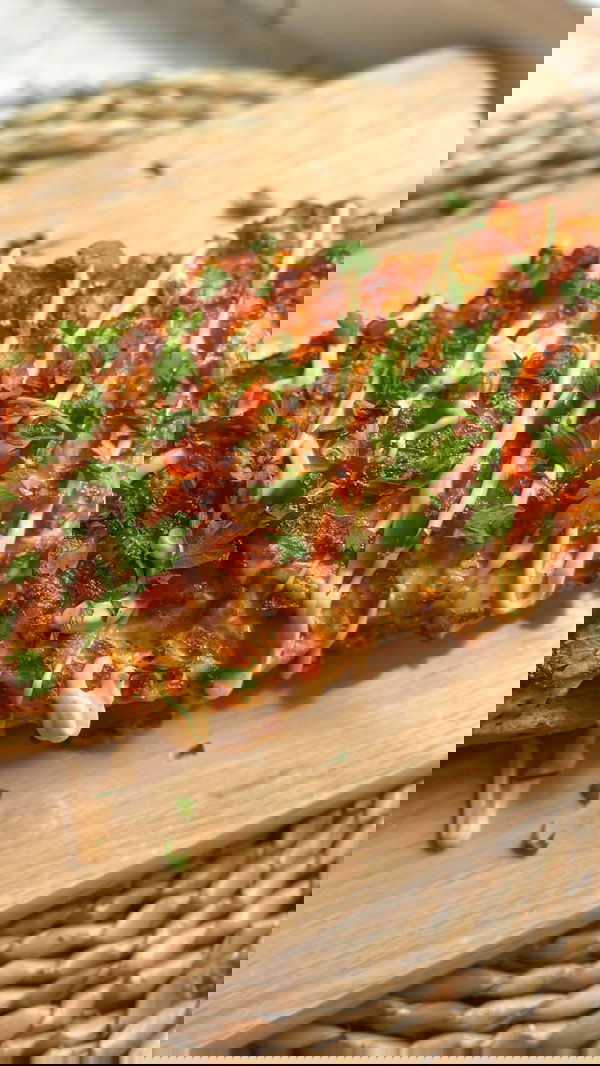 Loaded Nandos Chicken Garlic Bread