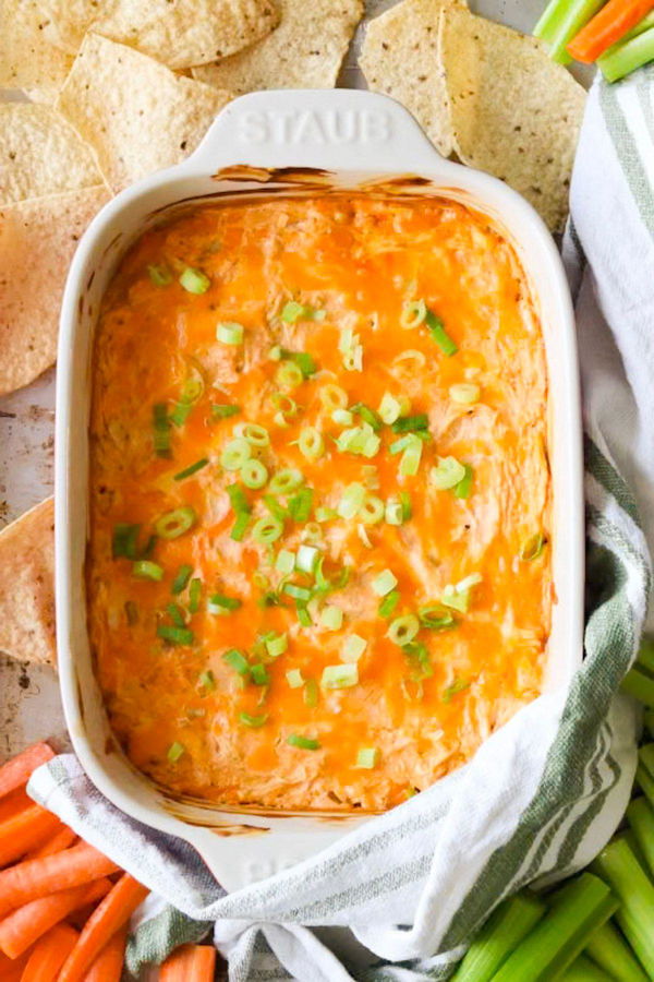 High Protein Buffalo Chicken Dip
