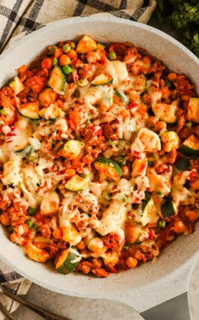 Turkey Zucchini Skillet