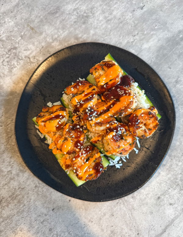 Cucumber Shrimp Boats