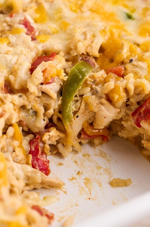 Chicken Fajita Caserole