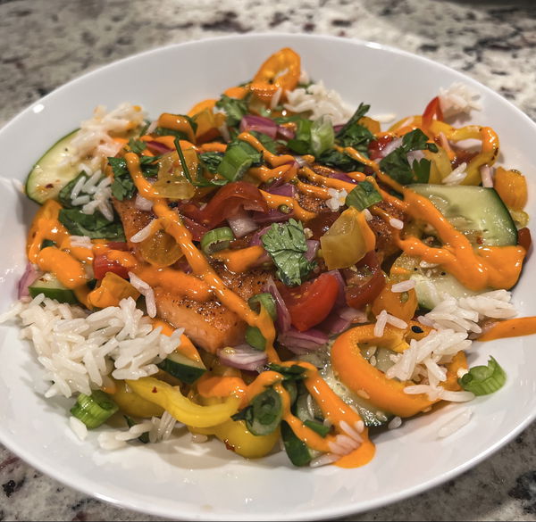 Salmon Rice Bowl