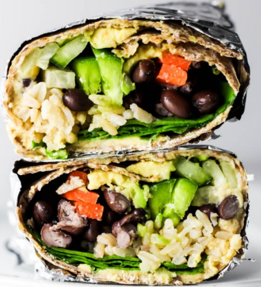 Hummus Veggie Wrap