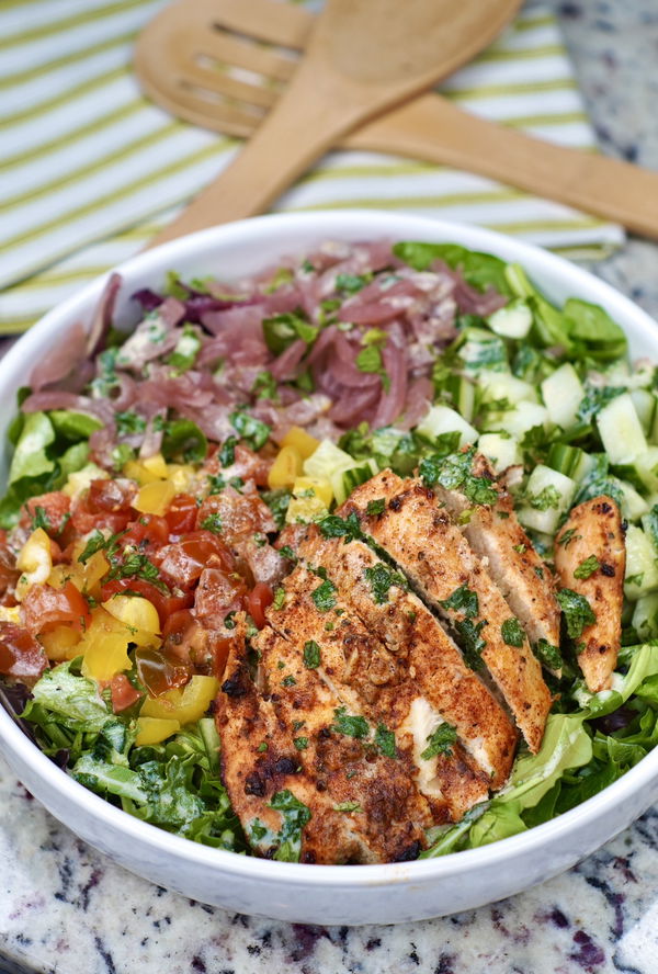 Lemon Tahini Zest Chicken Salad