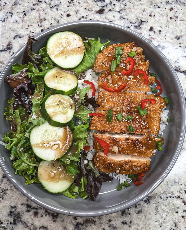 Honey Garlic Crispy Chicken