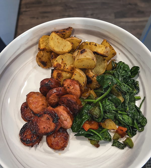 Smoked Sausage Breakfast Bowl