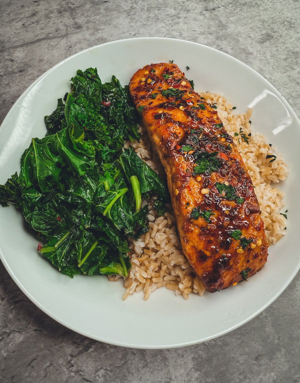 Honey Butter Soy Salmon
